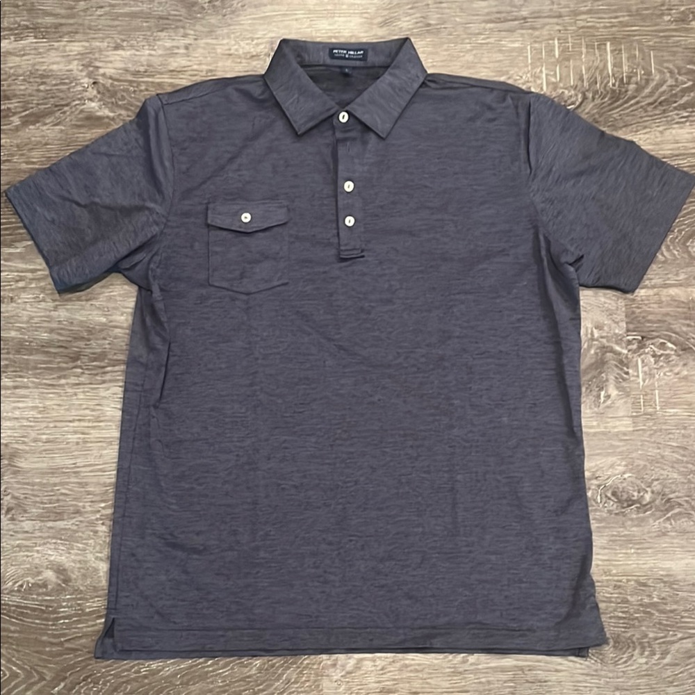 Men's Gray Polo Shirt